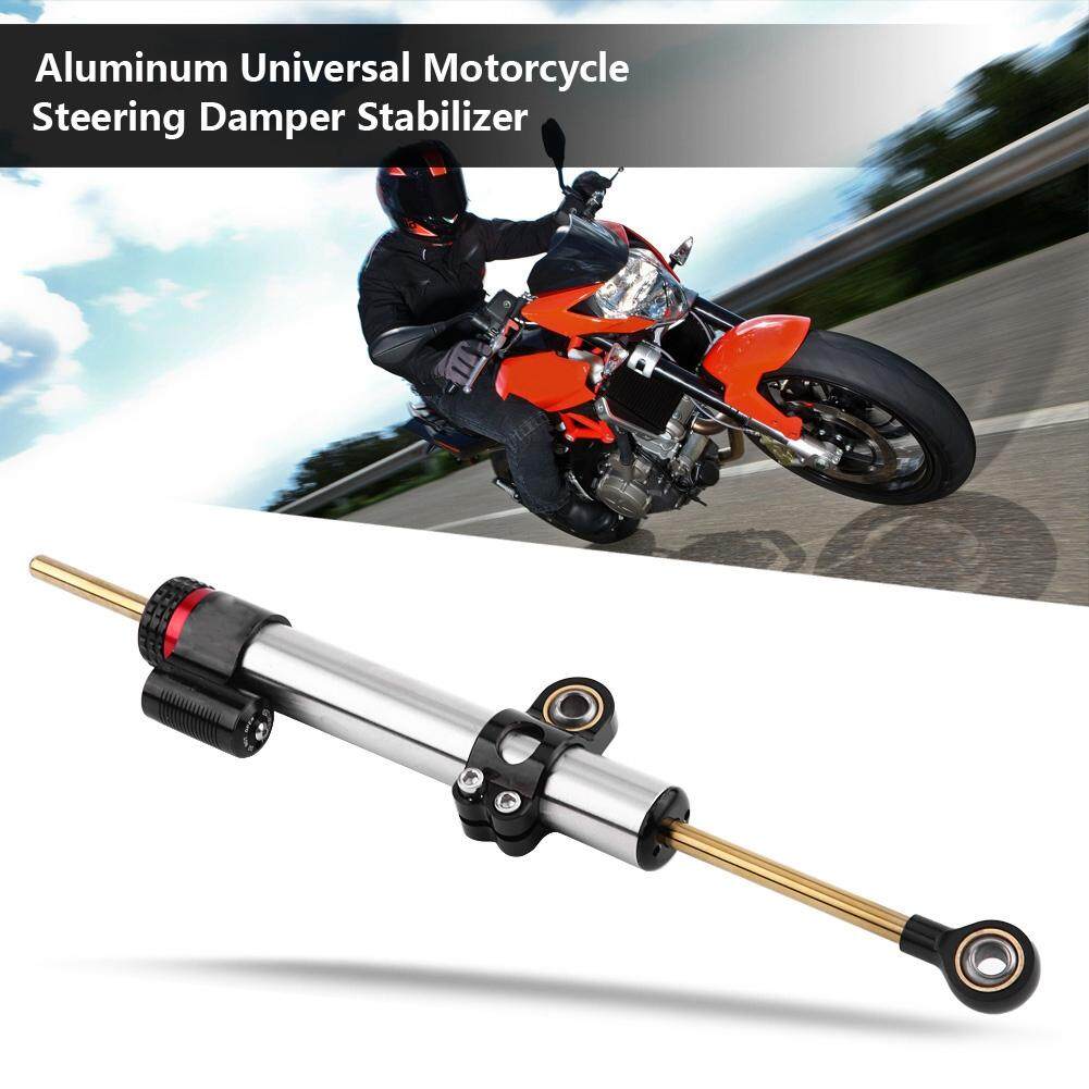 【Flash ขาย!!!】Aluminum Universal รถจักรยานยนต์ STEERING Damper Stabilizer สำหรับ Yamah A MT10 MT 07 MT09