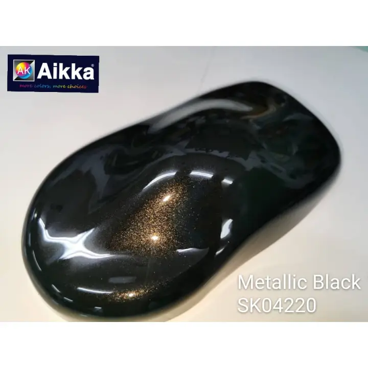 Aikka Sk04220 Metallic Black 2k Car Paint Lazada