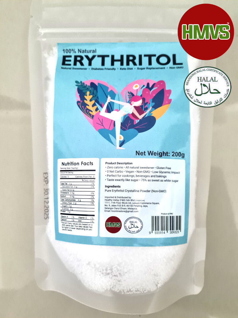 Erythritol 1kg - ZERO Calorie 100% Natural, Keto Friendly