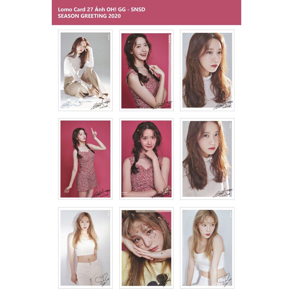 Lomo card ảnh oh!gg - season greeting 2020