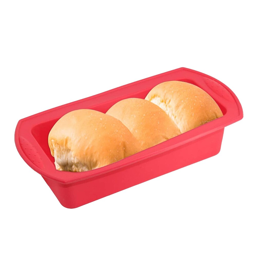 Terylin 2Pcs Silicone Non-stick Cake Bread Loaf Pan DIY Making Mold Kitchen Baking Tool