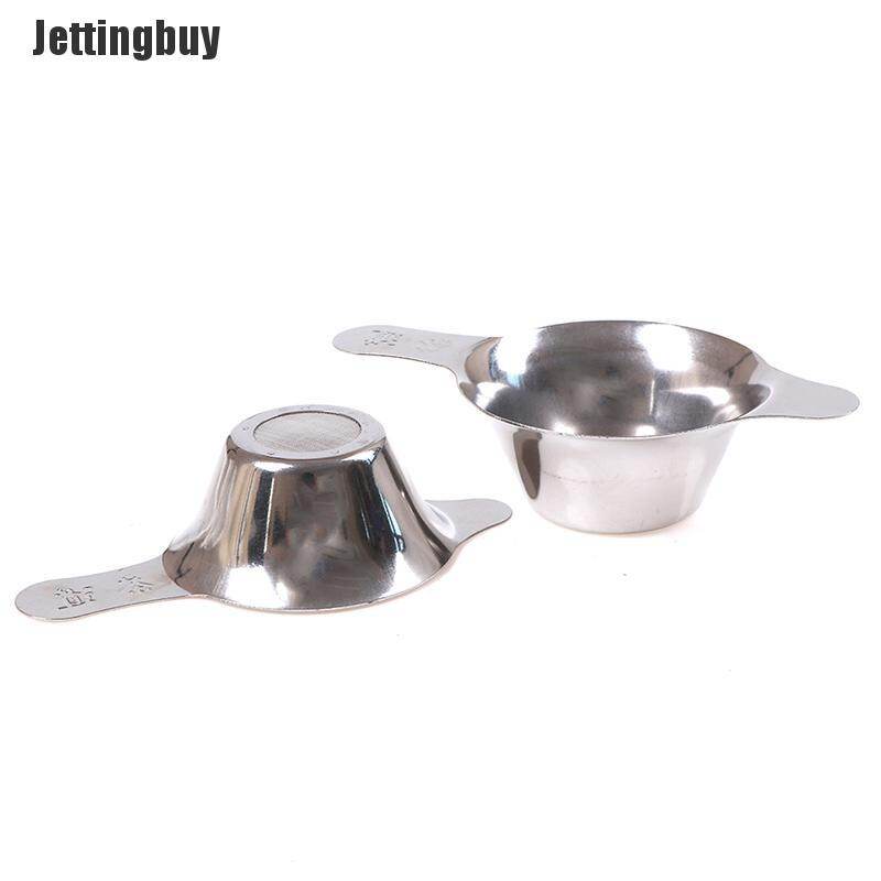 [Jettingbuy] Bộ Lọc Trà Bằng Inox Lưới Tốt Lá Trà Phễu Trà Lọc Phụ Kiện