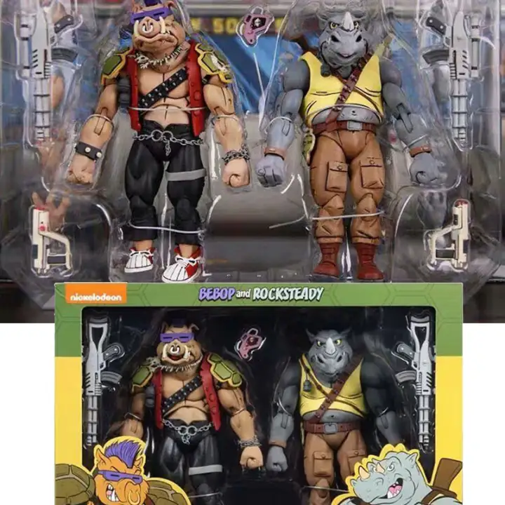 neca bebop rocksteady