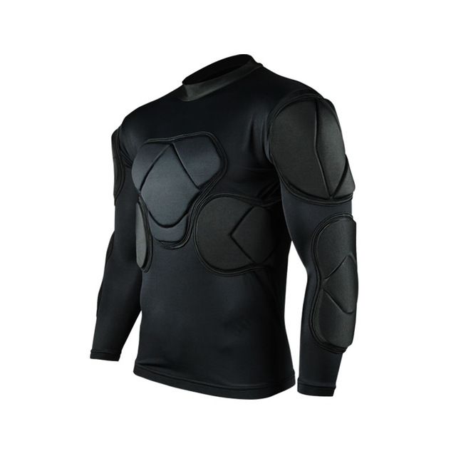 Men Soccer Training Shirts Goalkeeper Jerseys EVA Thicken Sponge Protection Football Goalkeeper Uniform Elbow Goalie Pants Vest