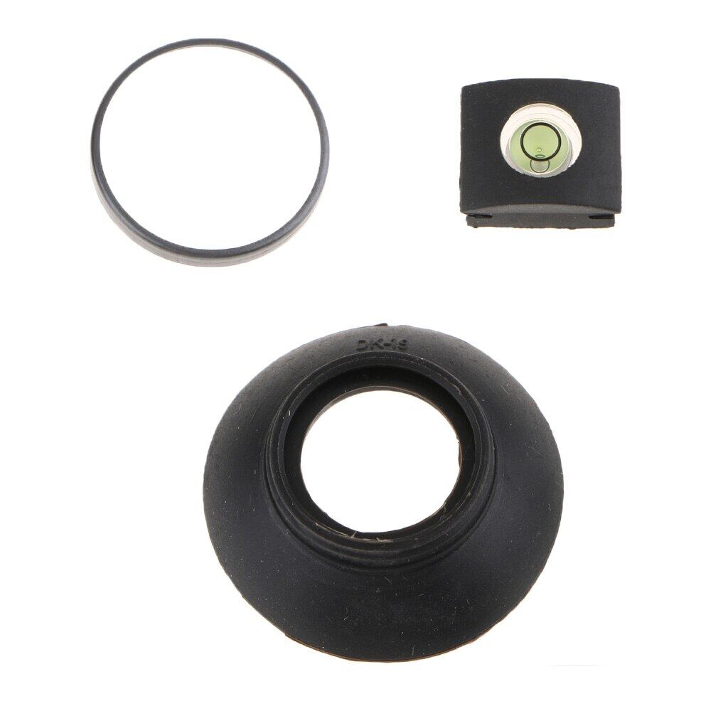 Camera Eyecup Viewfinder Eyepiece+Spirit Level for Nikon D850 / D500
