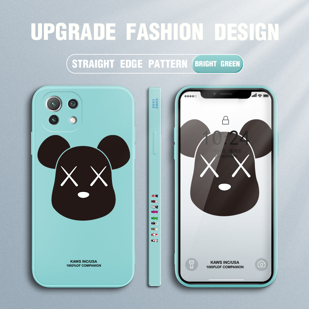Cover Trasparente In Silicone Morbido + Pellicola Vetro Per Xiaomi Mi 11 Lite 5G NE
