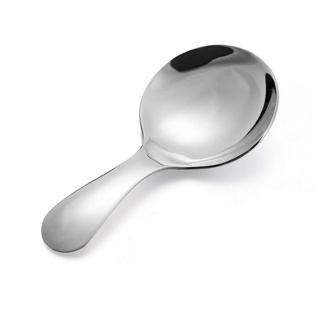 YESPERY Mini Stainless Steel Spoon Cute Short Handle Ice Cream Scoop Tea Coffee Dessert Spoon Kitchen Tableware