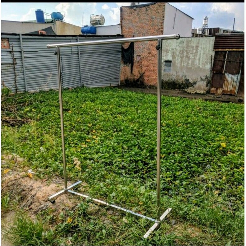 Sào Đơn Trơn Phơi 100% Inox (Xuất Hàn Quốc )