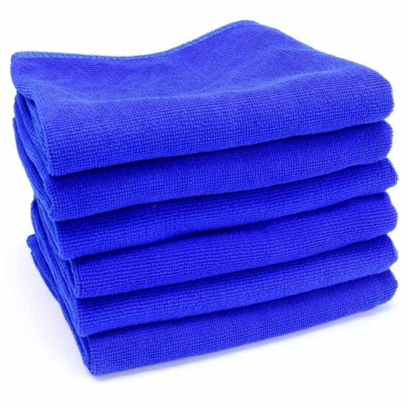 Kosekylin Miễn Phí Vận Chuyển COD 5 Chiếc Khăn Lau Sợi Nhỏ Mềm 30*70 Cm Khăn Lau Xe Tự Động Giặt Khô Vải Ba Lan