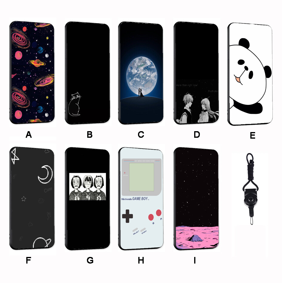 New Arrival For Huawei Honor 9 Phone Case for Huawei Silicon Soft Case Cover with the Same Pattern phone bracket and a Rope