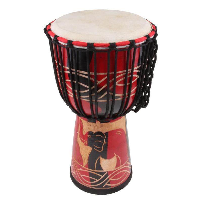 Baoblade 8 Inch Voi Vẽ DJEMBE Djecube BONGO Tay Trống Nhạc Cụ Gõ Cao Với Quà Tặng