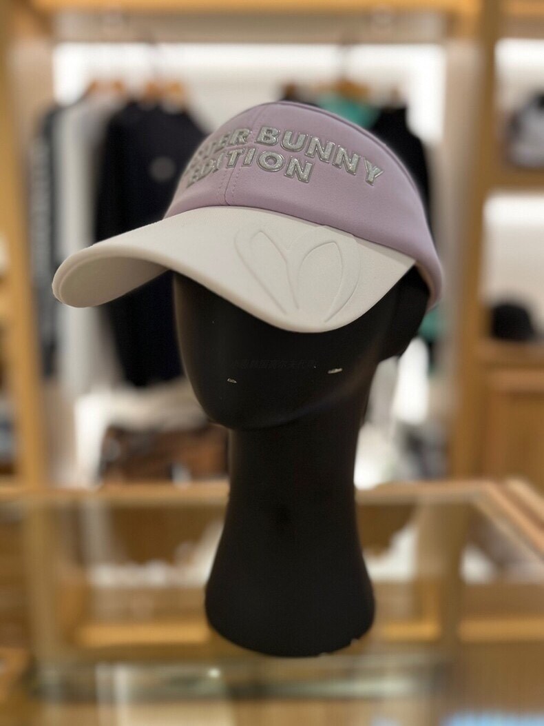 Genuine Master Bunny Golf Ladies Ball Cap Rabbit Hat 23 New Spring and Summer Women's Wordmark Bowknot Sunscreen Capless Hat 2023