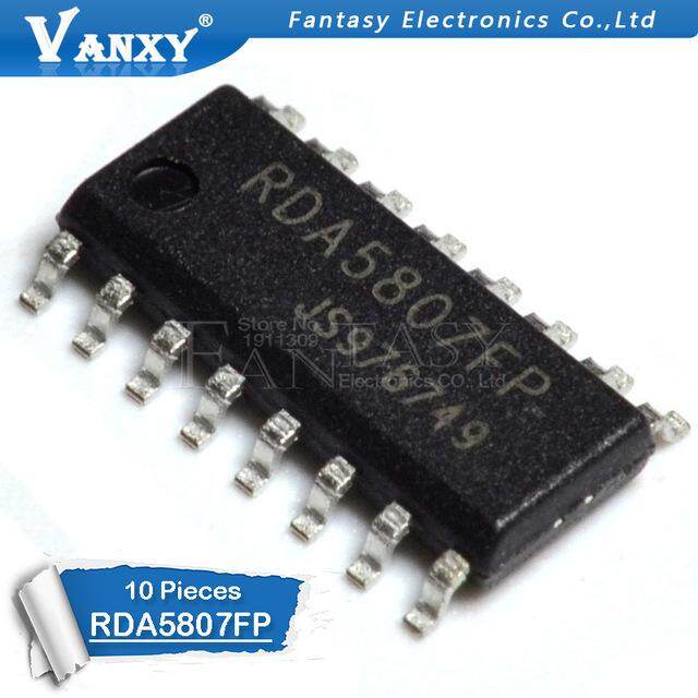 10pcs rda5807fp sop-16 rda5807 sop 5807fp sop16 smd new original ic