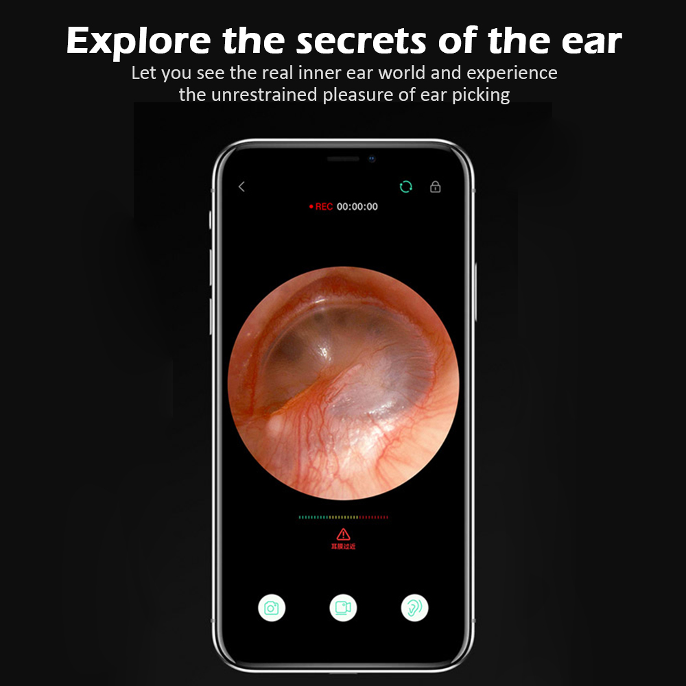AUBTOOL 3 In 1หู Endoscope กล้อง5.5มิลลิเมตร Otoscope 480จุด USB หู ...