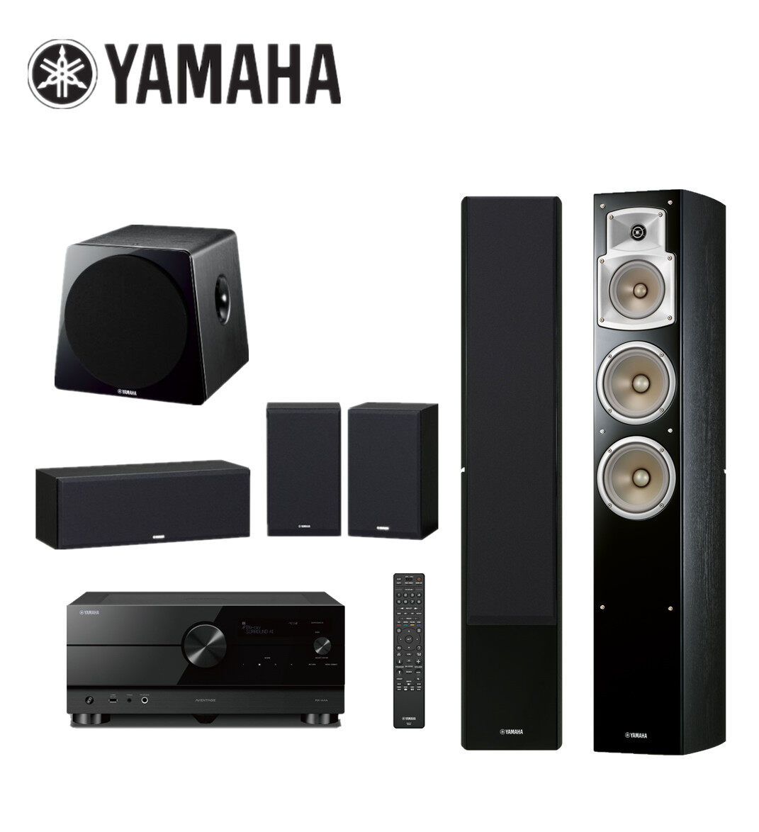 YAMAHA Home Theater Package ( RXA4A + NSF350 + NSP350 + NSSW500