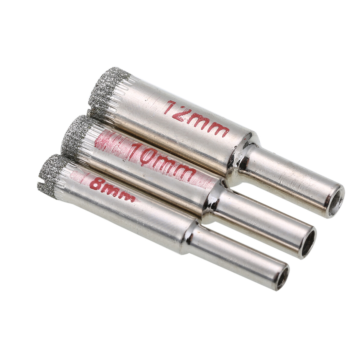 BOKALI 10pcs/set 3-50mm Diamond Tool Drill Bit Hole Saw Glass Ceramic Marble Tile