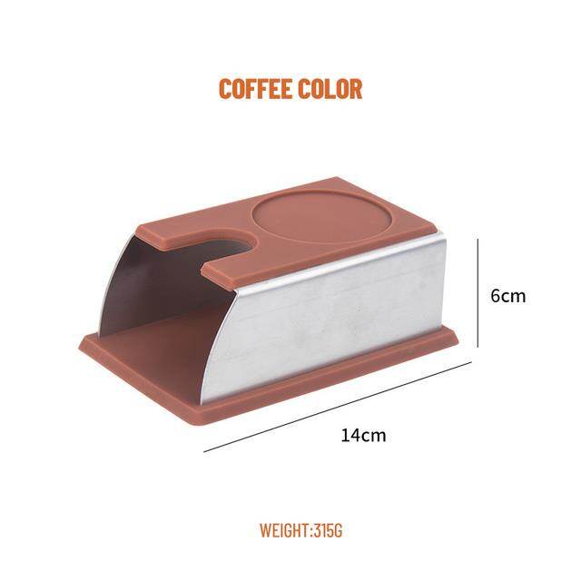 Stainless Steel Coffee Filter Tamper 51/58mm Holder Espresso Tampers Mat Stand Maker Support Base Rack Accessories