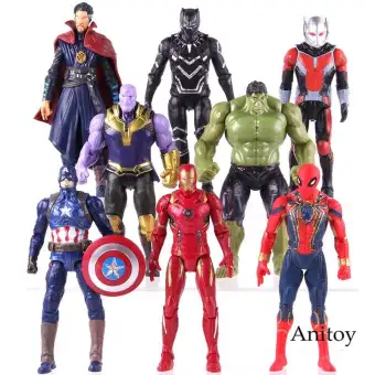 marvel legends thanos iron man doctor strange