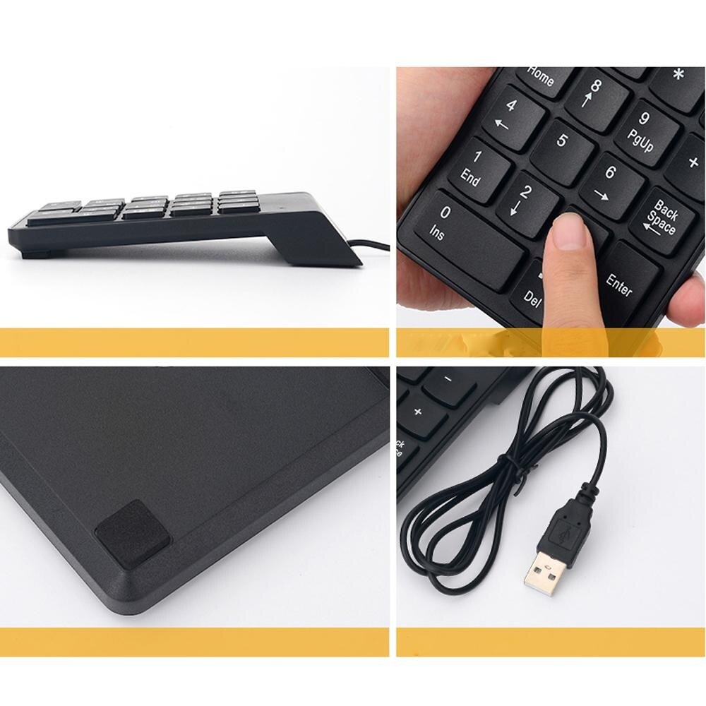 Bàn Phím Số USB Có Dây Miếng Dán Số Mini Mỏng, Bàn Phím Kỹ Thuật Số, 18 Phím Dành Cho Máy Tính Xách Tay iMac/Mac Pro/MacBook/MacBook Air/Pro Máy Tính Để Bàn