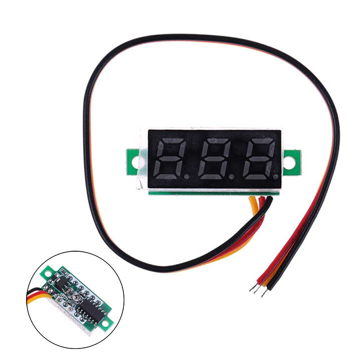 Vôn Kế 1 Chiều DC 3.5-30V 0.28 Inch