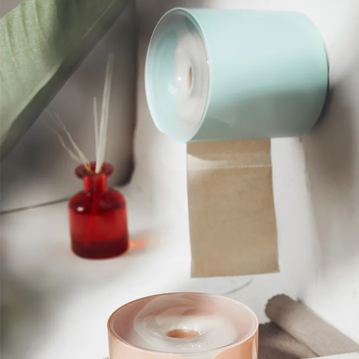 Abs Plastic Home Hotel With Clear Lid Universal Bathroom Accessories Waterproof Dustproof Moisture Proof Tissue Storage Self Adhesive Large Capacity No Drilling Toilet Paper Holder Lazada Singapore
