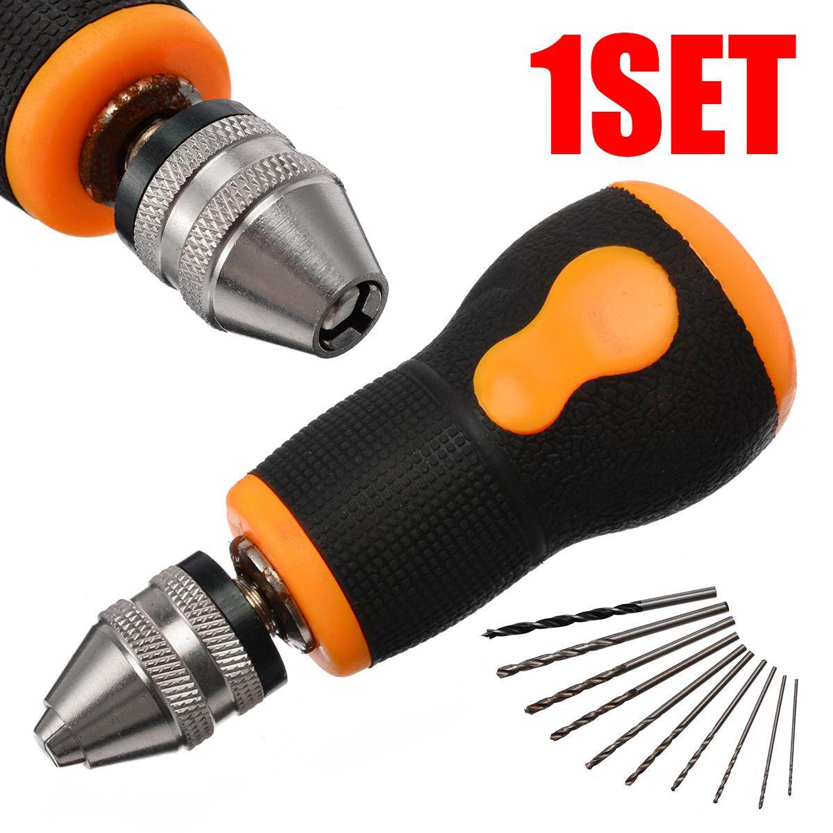 BOKALI Di Động Micro Mini Nhỏ Cầm Tay + 10 Chiếc Xoắn Khoan Dụng Cụ 0.8-3.0mm
