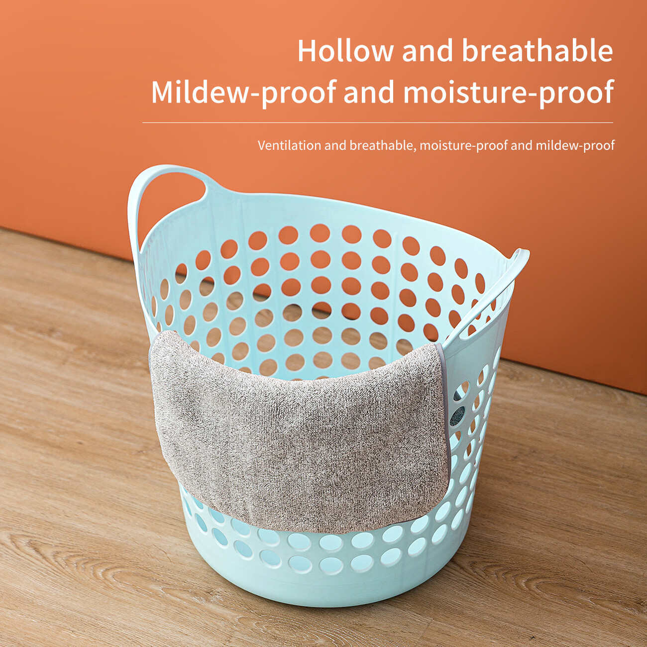 CNMF Household Multi-functional Dirty Clothes Basket Large-capacity Storage Basket Plastic Laundry Bucket