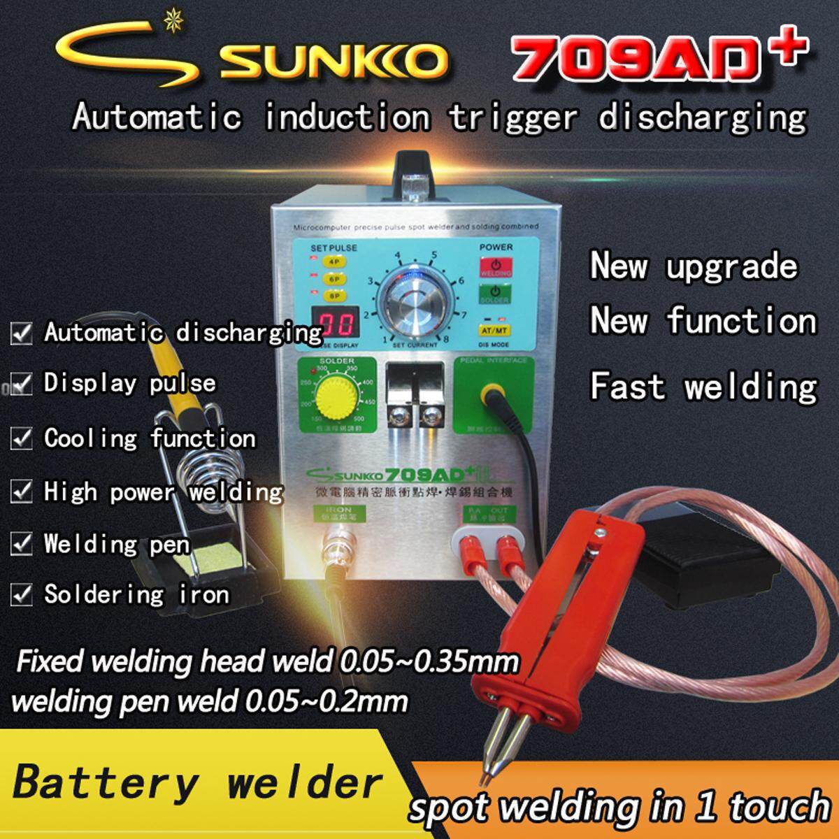 SUNKKO 709AD + 4 trong 1 Pin Xung Điểm Máy Hàn cho Hàn và Máy Hàn