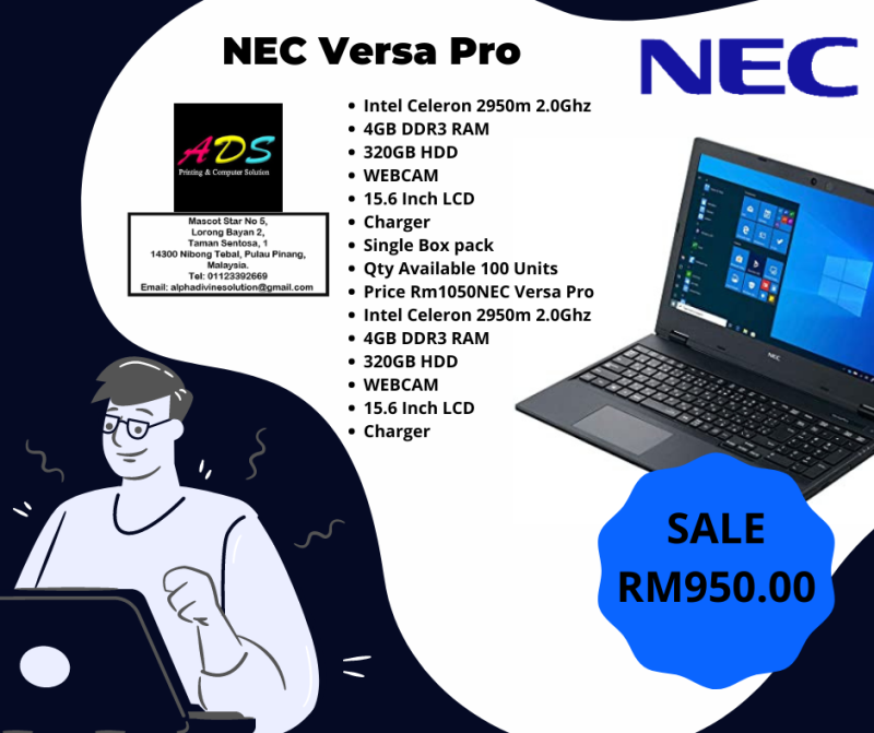 NEC LAPTOP/ BRAND NEW/ AFFORDABLE PRICE/ Malaysia