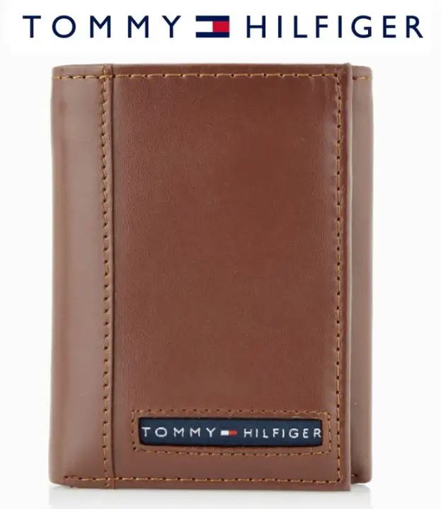 tommy trifold wallet