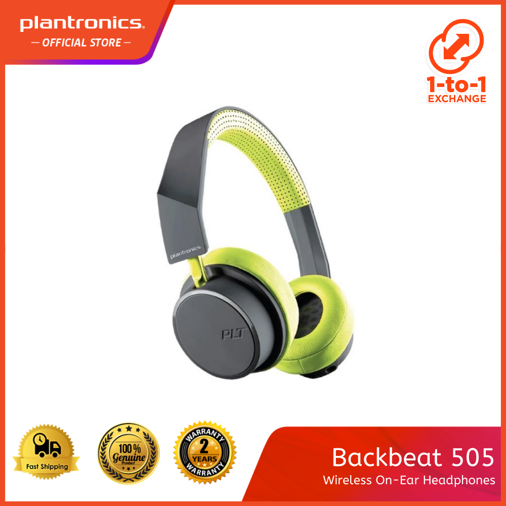 Plantronics Backbeat 505 Wireless On-Ear Headphones | Lazada