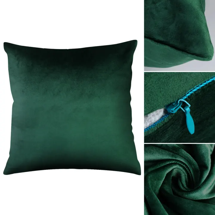 dark green pillow cases