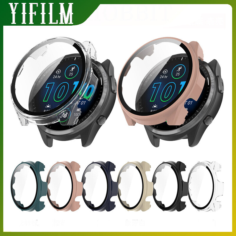 Protective Case Cover For Garmin Forerunner965 Smartwatch Bracelet Dial Case Anti-scratch Shockproof Protector PC Shell