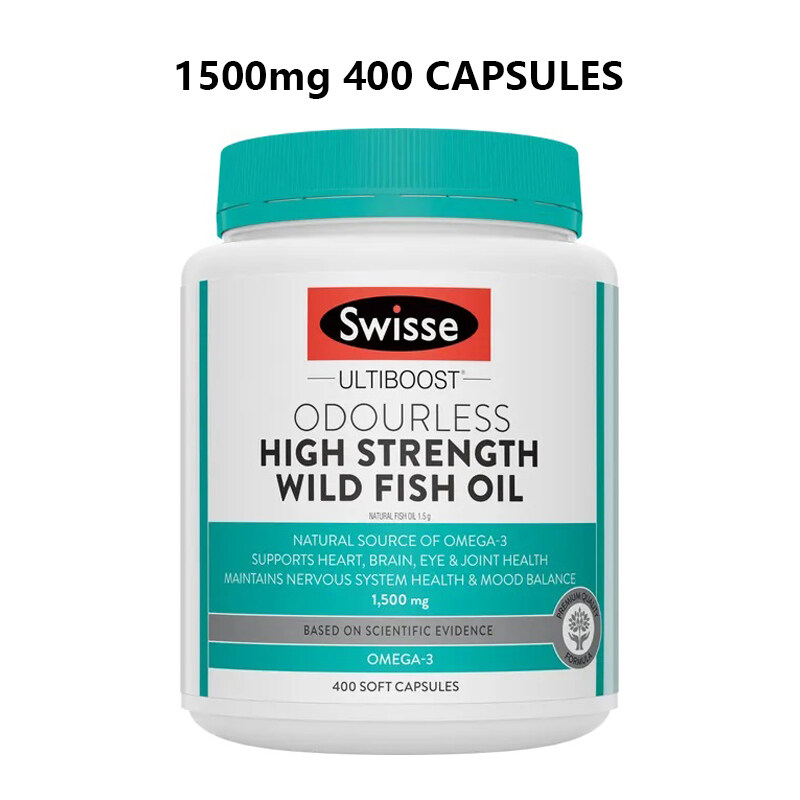 Swisse Ultiboost Odourless High Strength Wild Fish Oil 1500Mg 400