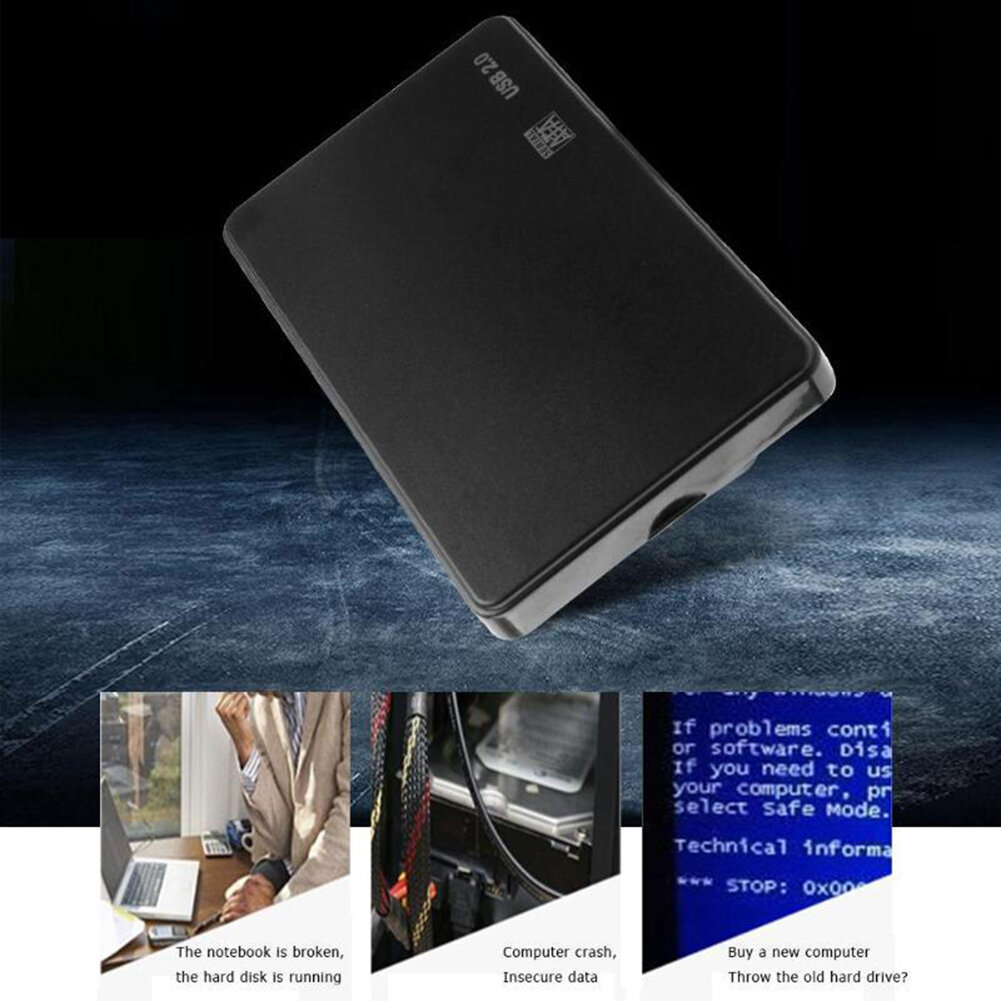 Hộp Đựng Bộ Chuyển Đổi Ổ Cứng 3TB USB 2.0/3.0 Bằng Nhựa, Hộp Di Động Gắn Ngoài Ổ Cứng SSD SSD 2.5 Inch Cho Máy Tính Xách Tay