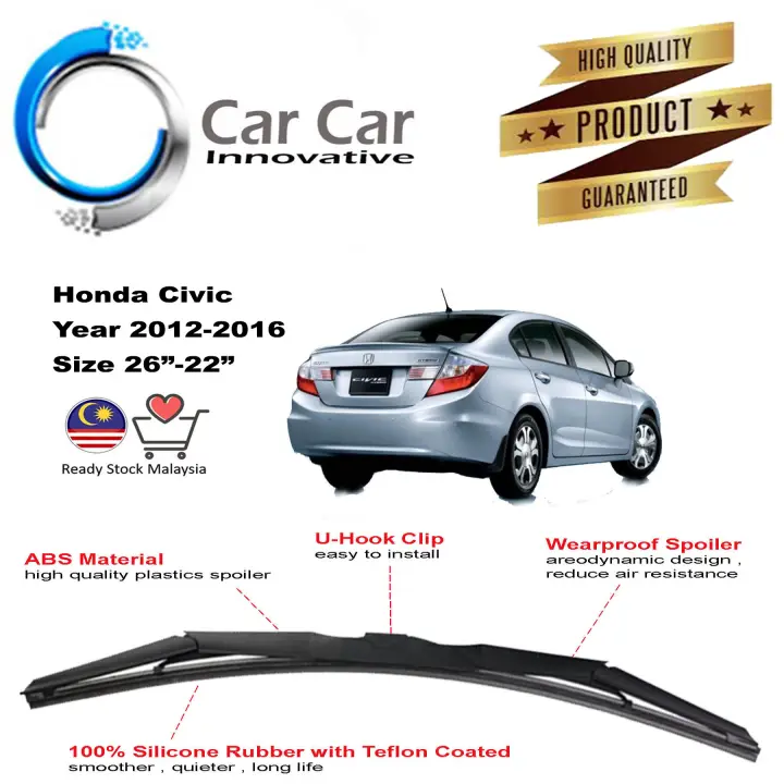 honda civic wiper blades size