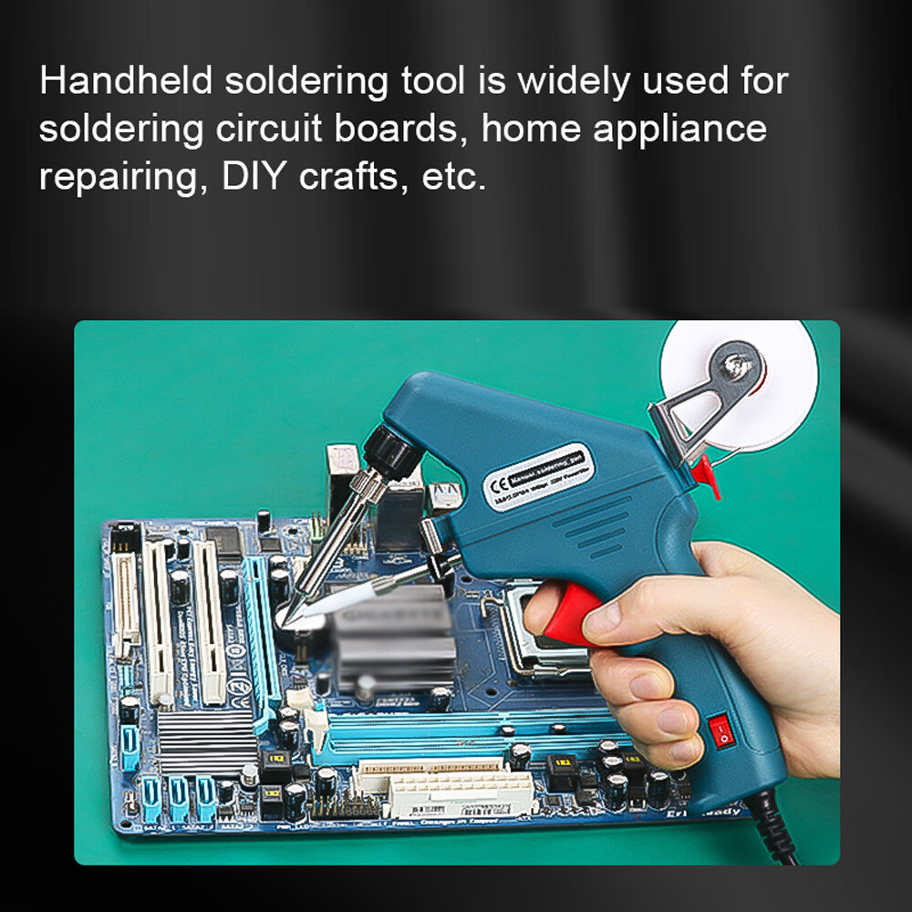 Smart Sensor 60W Handheld Soldering Iron Automatic Tin Feeding Machine Electronic Welding Tool for DIY Home Repairing
