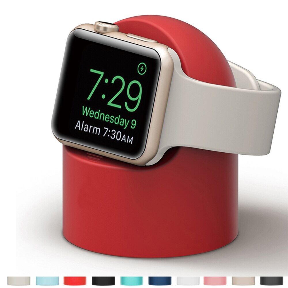 HOCE Silicone Charger Stand For Apple Watch Series 8 7 6 5 4 3 2 SE Ultra iWatch Band 45mm 44mm 42mm 44mm 39mm 40mm Charger Holder for Apple Watch Accessories