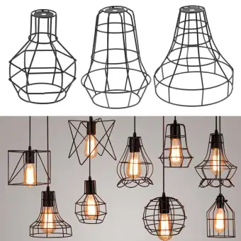 cage ceiling pendant light