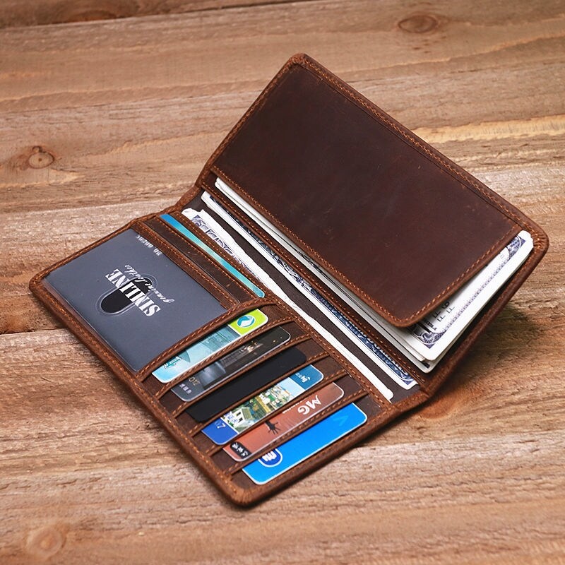 {Vv storage bag}Da Thật Nam 39; S Ví Dài