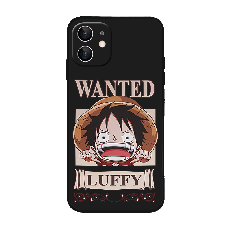 Custom Cartoon Funny Luffy Choba Pattern Silicone Matte Soft Case For iPhone 16 15 PRO MAX 14 14Pro 14Plus 14Promax 13 13pro 13promax 13mini 12 12pro 12promax 12mini 11 11pro 11promax X XS XR XSMAX 6 6s 7 8 + Plus 5 5S SE 2020 Casing