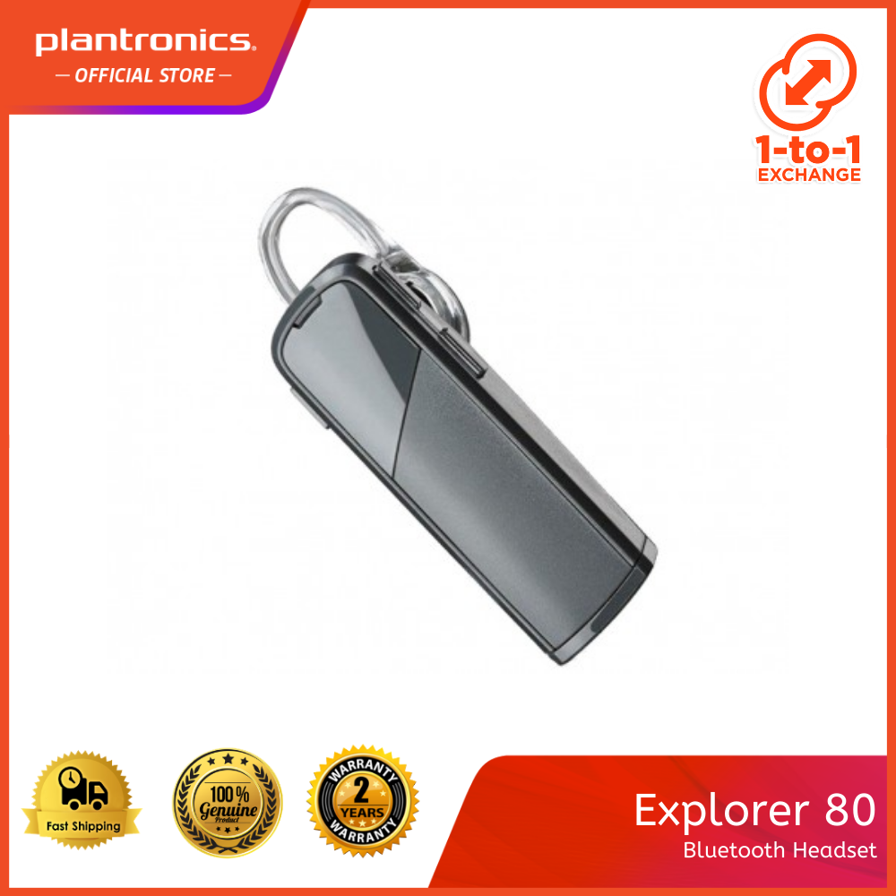 pave kombination kandidatskole Plantronics Explorer 80 Bluetooth Headset | Lazada