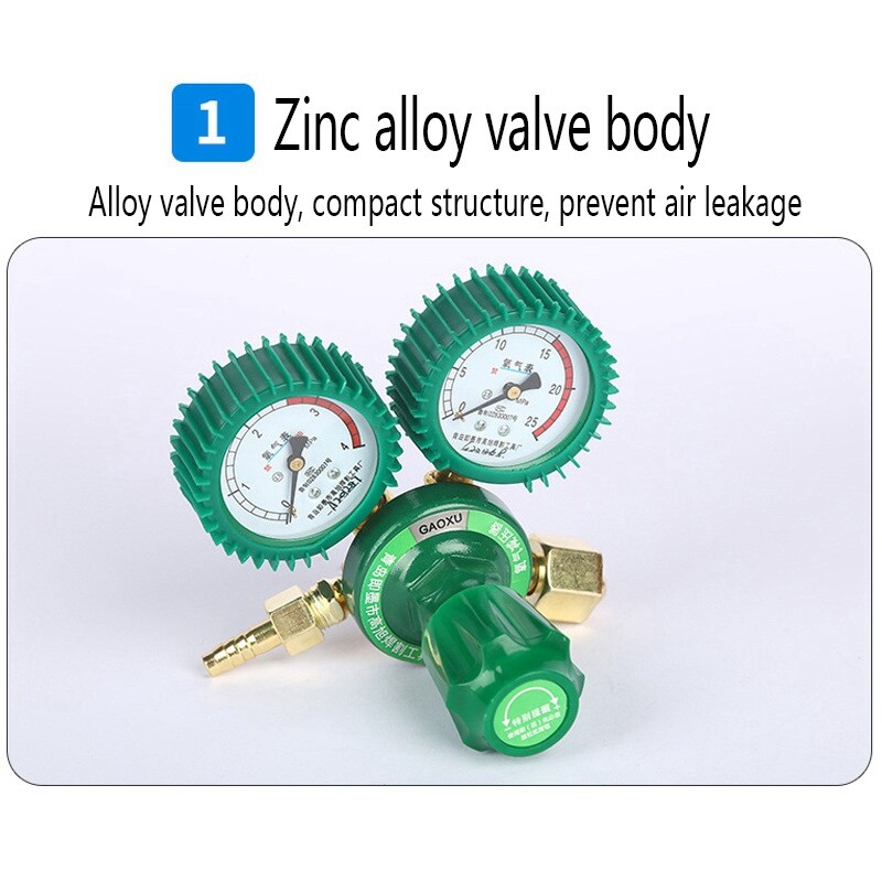Oxygen Gas Bottle Regulators O2 Reducing Pressure Inhaler Acetylene