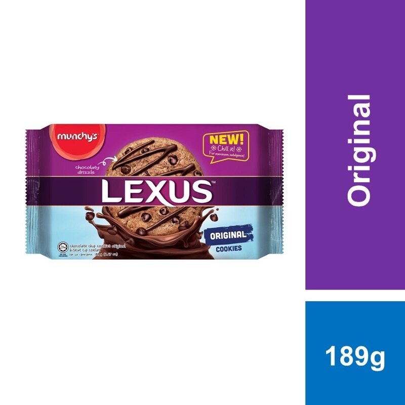 [NEW] Munchy’s LEXUS Chocolate Chip Cookies Dark Choco, Original and