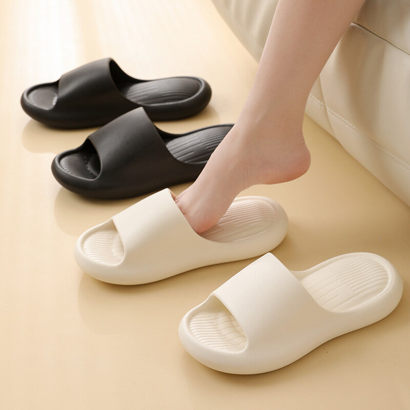Air cushion design Slippers Men Women Non-slip Wear-resistant Thick-soled  Super Soft Sole Slide Sandals Leisure Men Ladies Indoor Bathroom Anti-slip  Shoes | Lazada Singapore