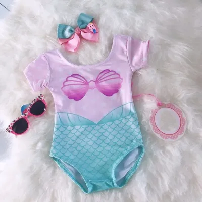 nikit 0-4 years New Baby Girls Mermaid Swimwear Tankini Bikini Swimsuit Bathing Suit Beachwea