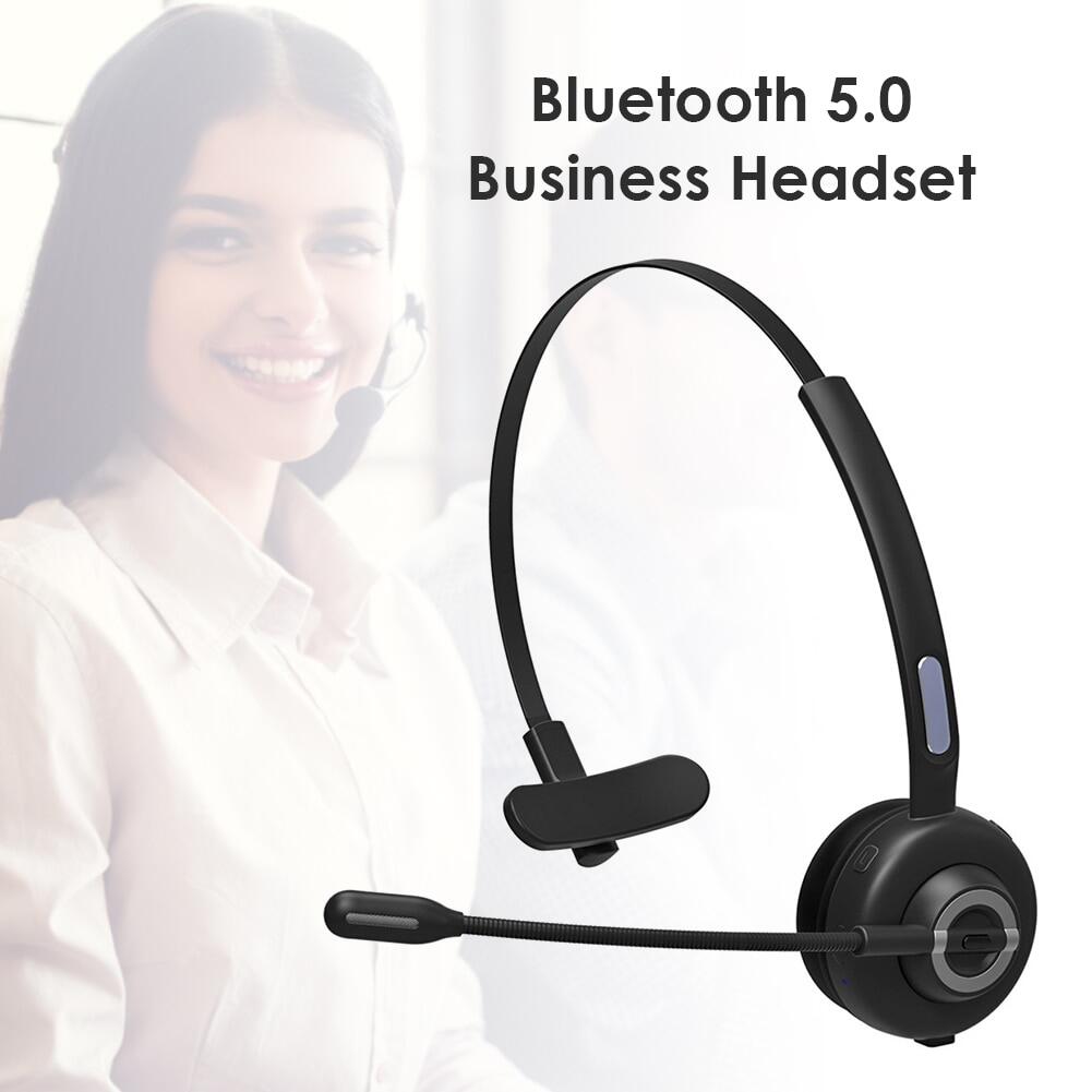 bluetooth mono headset with noise cancellation