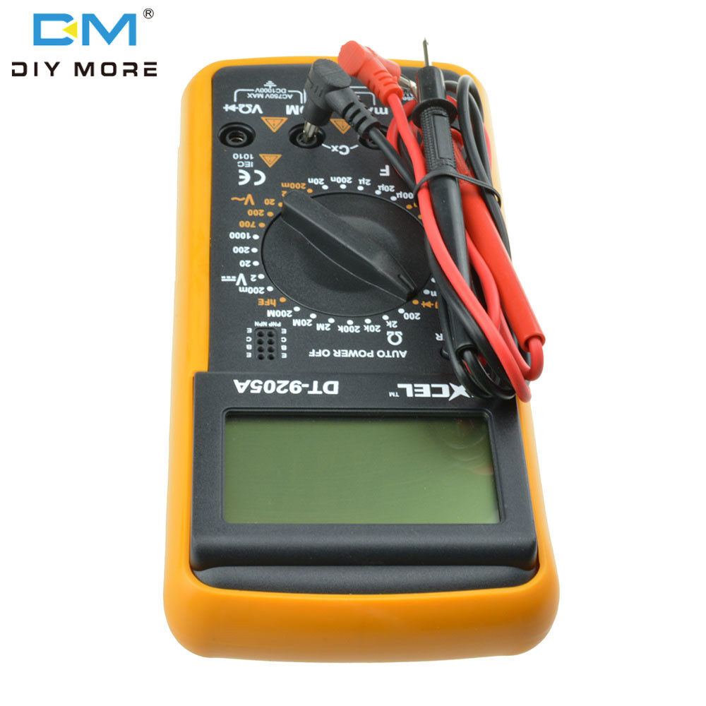 diymore DT-9205A Multimeter, Giá vạn năng, Đồng hồ vạn năng kỹ thuật số, Đồng hồ điện, Đồng hồ điện, Giá vạn năng Kẹp đo hiện tại Meter