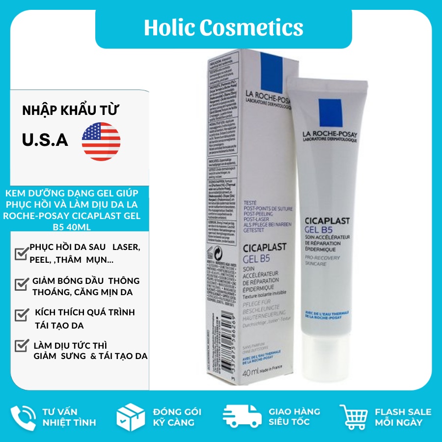 Kem giảm sẹo thâm, phục hồi da La Roche-Posay Cicaplast Gel B5