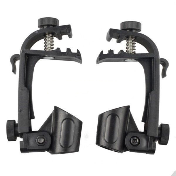 2 Pcs Adjustable Clip On Drum Rim Shock Mount Microphone Mic Clamp Holder Malaysia